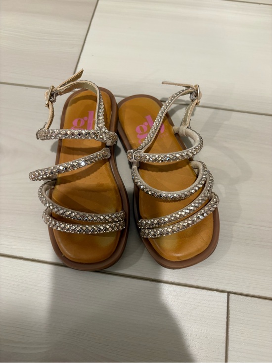 Giani Bini Other - Giani Bini Girls' Embellished Strappy Sandals - Gold
